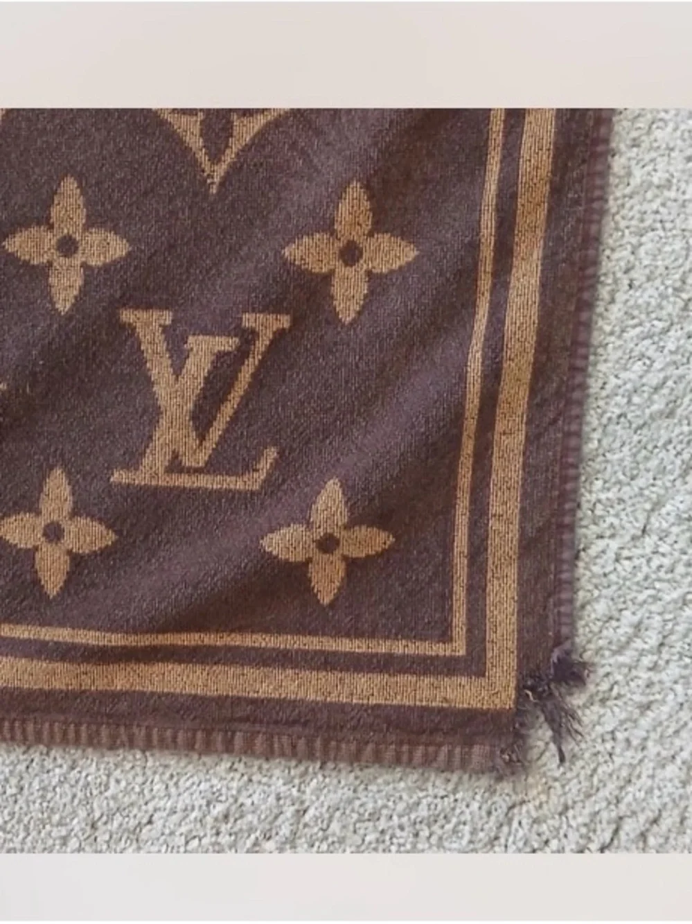 Louis Vuitton MonogramCotton Towel Reversible